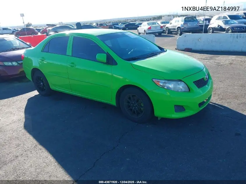 1NXBU4EE9AZ184997 2010 Toyota Corolla Le
