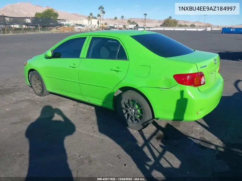 1NXBU4EE9AZ184997 2010 Toyota Corolla Le