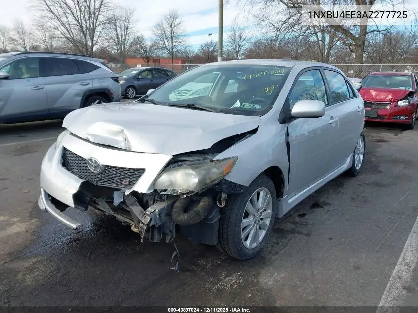 1NXBU4EE3AZ277725 2010 Toyota Corolla S