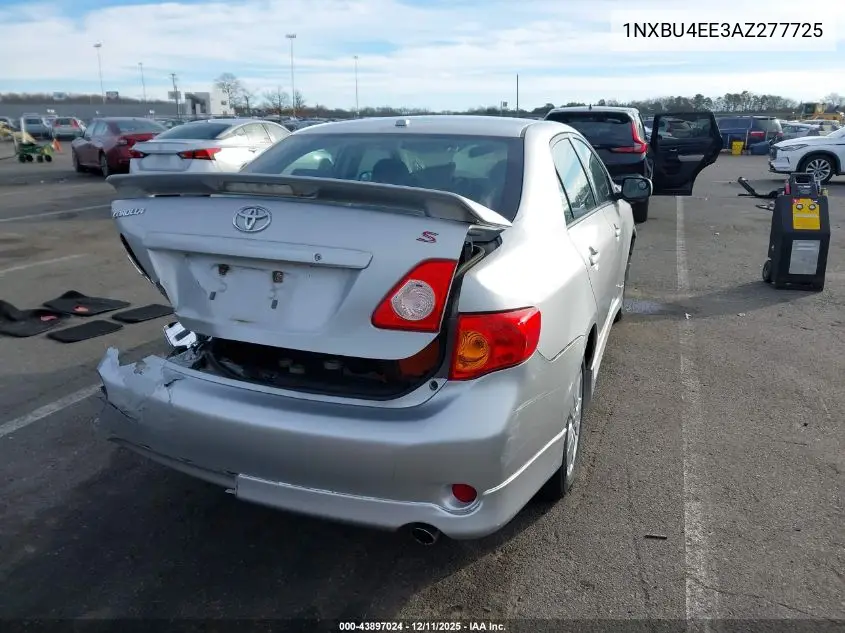 1NXBU4EE3AZ277725 2010 Toyota Corolla S