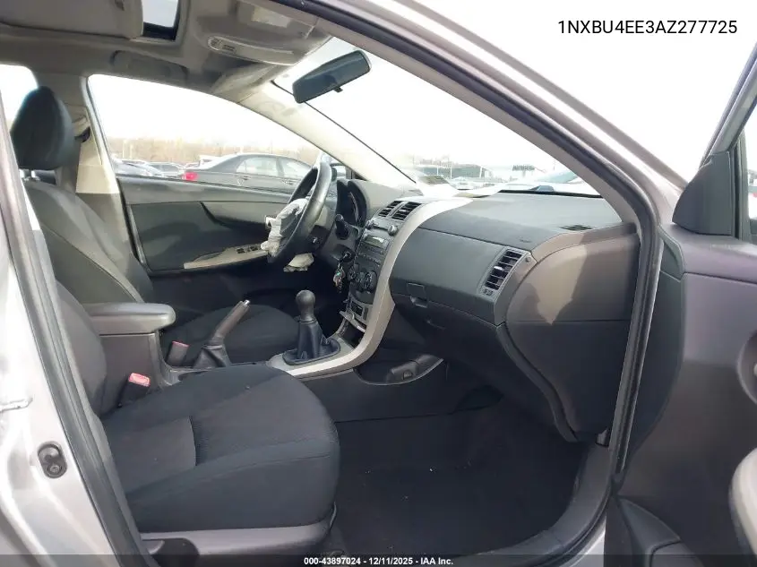 1NXBU4EE3AZ277725 2010 Toyota Corolla S