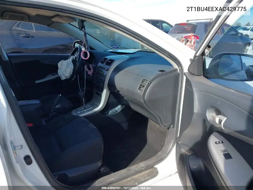 2T1BU4EEXAC429775 2010 Toyota Corolla S