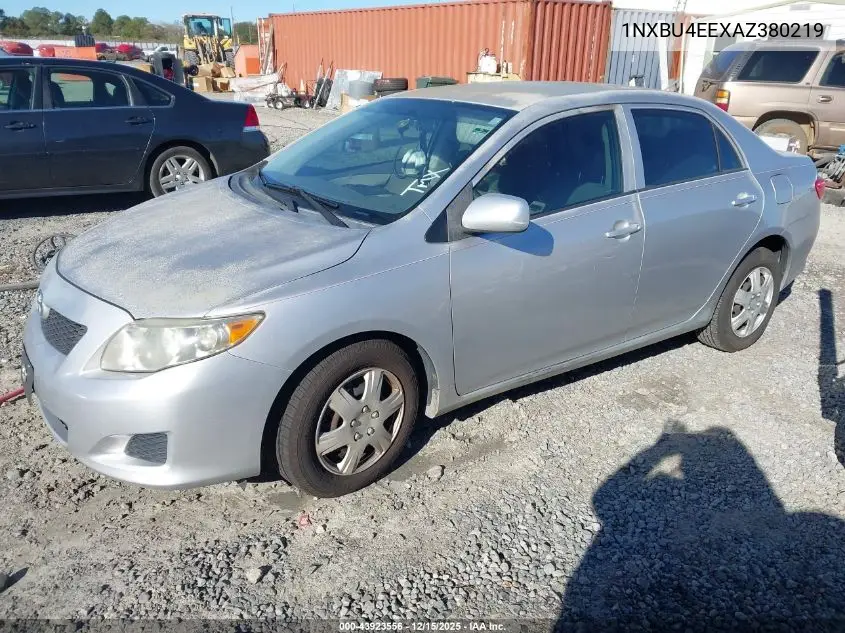 1NXBU4EEXAZ380219 2010 Toyota Corolla Le