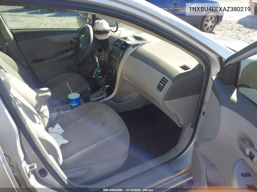 1NXBU4EEXAZ380219 2010 Toyota Corolla Le