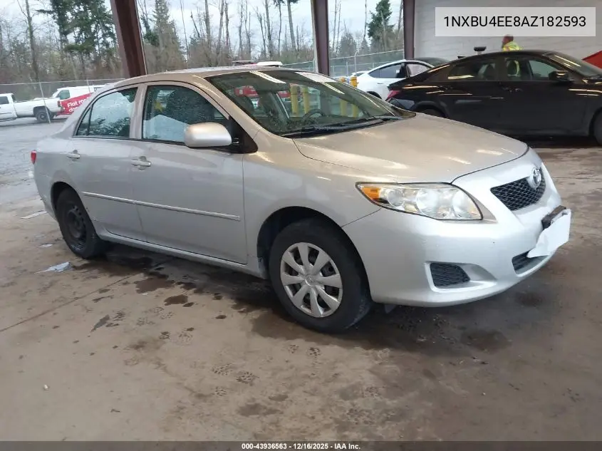 1NXBU4EE8AZ182593 2010 Toyota Corolla Le