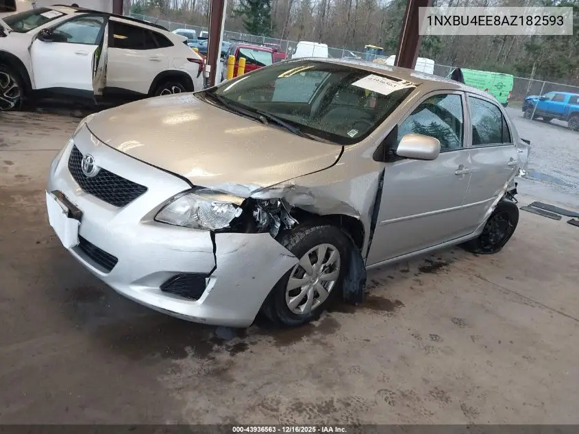 1NXBU4EE8AZ182593 2010 Toyota Corolla Le
