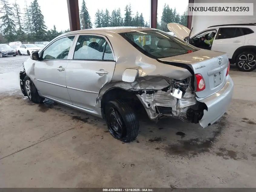 1NXBU4EE8AZ182593 2010 Toyota Corolla Le