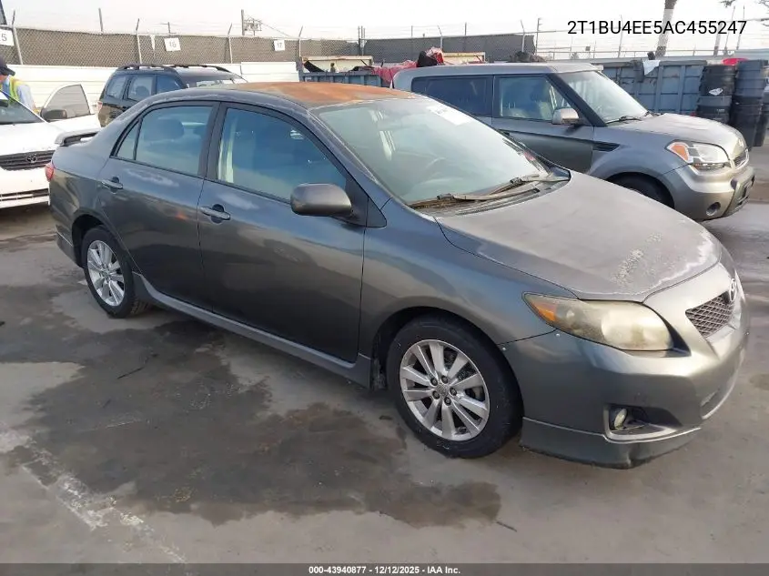 2T1BU4EE5AC455247 2010 Toyota Corolla S