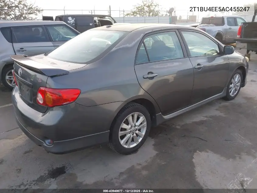 2T1BU4EE5AC455247 2010 Toyota Corolla S