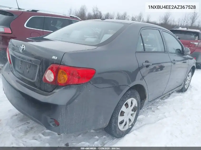 1NXBU4EE2AZ367528 2010 Toyota Corolla Le