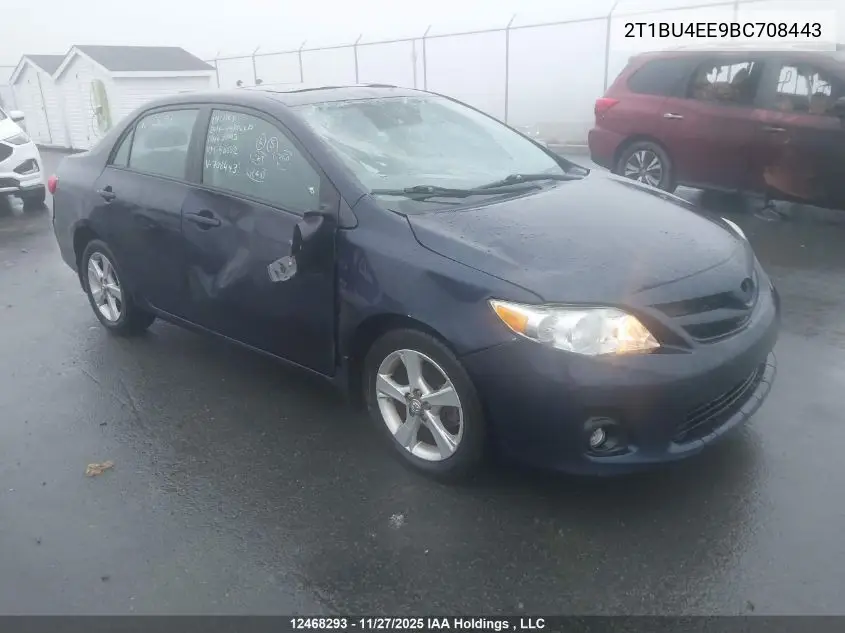 2T1BU4EE9BC708443 2011 Toyota Corolla S/Le