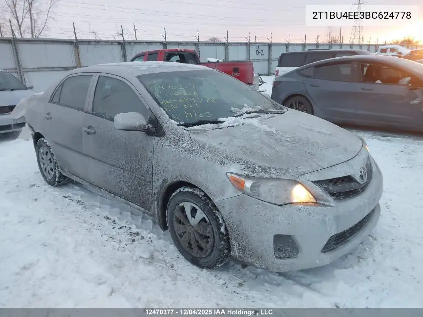 2T1BU4EE3BC624778 2011 Toyota Corolla Ce