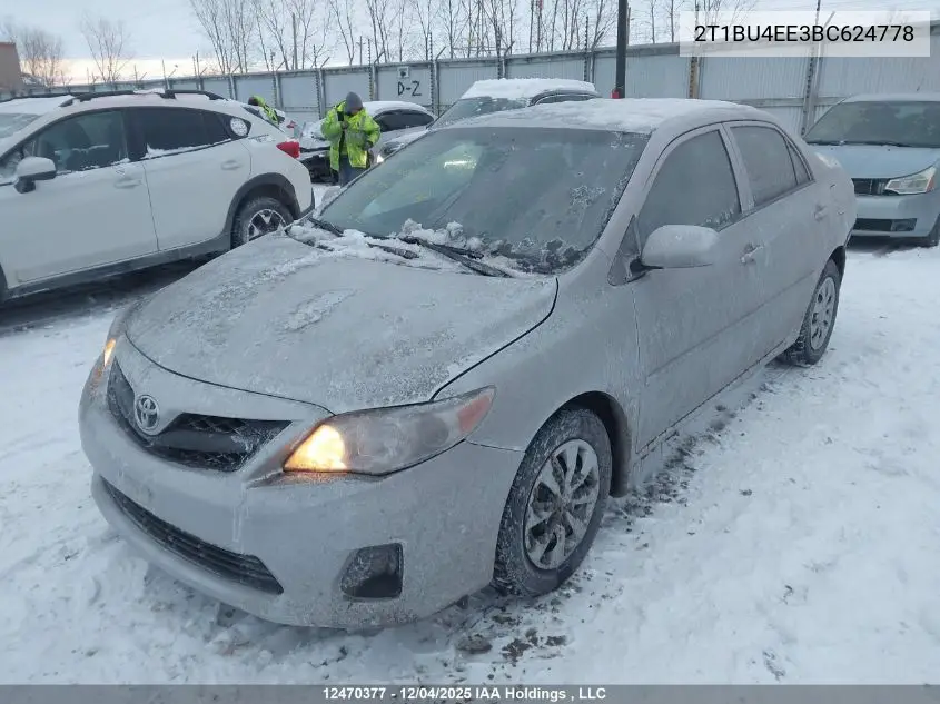 2T1BU4EE3BC624778 2011 Toyota Corolla Ce