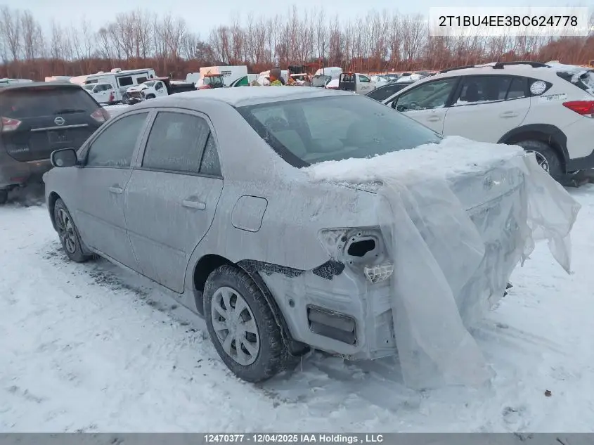 2T1BU4EE3BC624778 2011 Toyota Corolla Ce