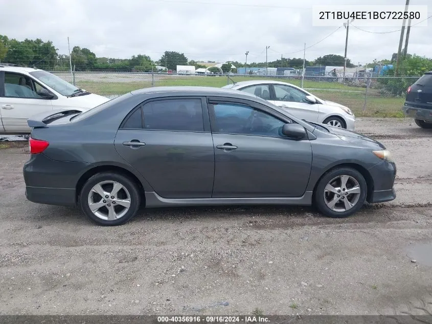 2T1BU4EE1BC722580 2011 Toyota Corolla S