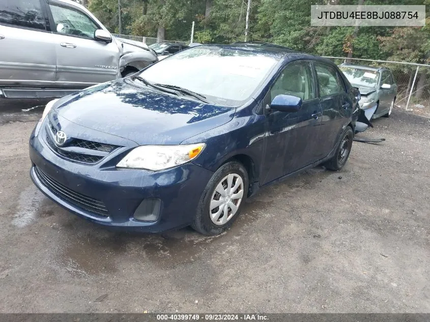 2011 Toyota Corolla Le VIN: JTDBU4EE8BJ088754 Lot: 40399749