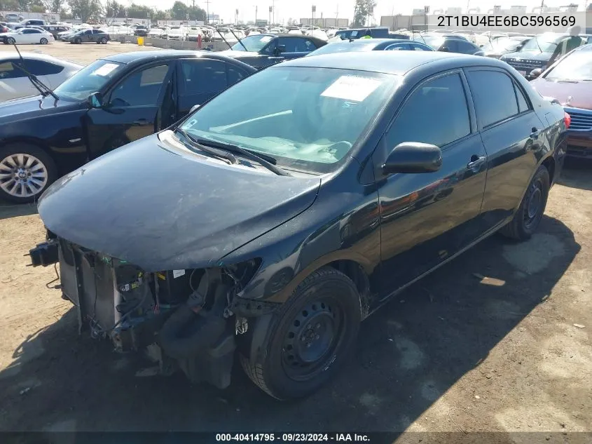 2011 Toyota Corolla Le VIN: 2T1BU4EE6BC596569 Lot: 40414795