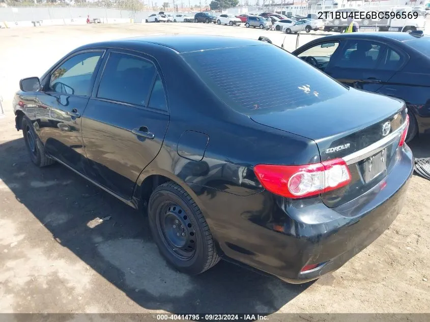 2011 Toyota Corolla Le VIN: 2T1BU4EE6BC596569 Lot: 40414795