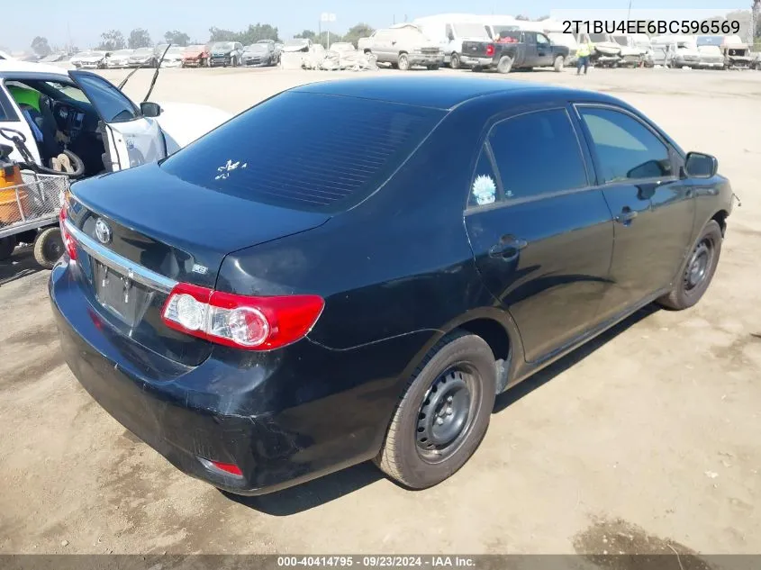 2011 Toyota Corolla Le VIN: 2T1BU4EE6BC596569 Lot: 40414795