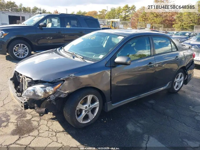 2T1BU4EE5BC648385 2011 Toyota Corolla S
