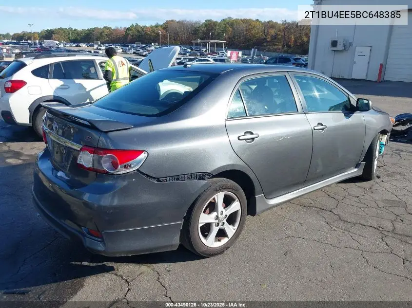 2T1BU4EE5BC648385 2011 Toyota Corolla S