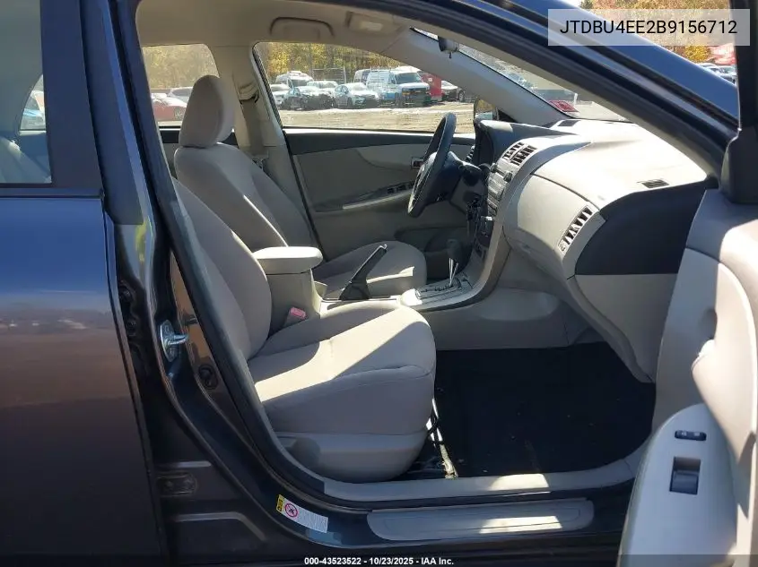 JTDBU4EE2B9156712 2011 Toyota Corolla Le