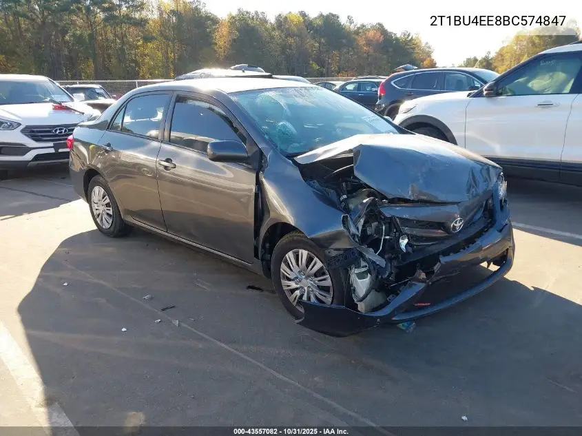 2T1BU4EE8BC574847 2011 Toyota Corolla Le