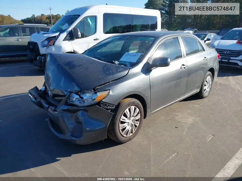 2T1BU4EE8BC574847 2011 Toyota Corolla Le
