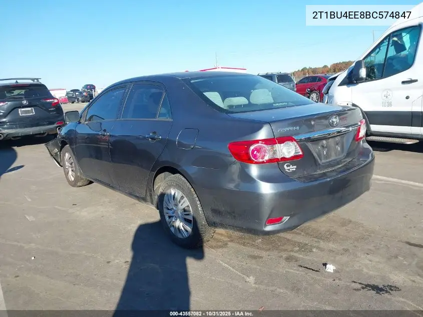 2T1BU4EE8BC574847 2011 Toyota Corolla Le