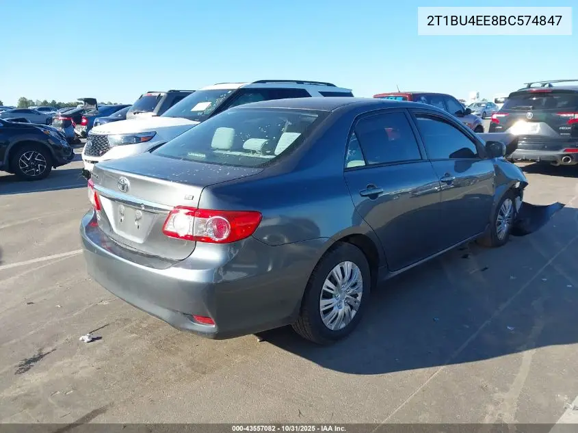 2T1BU4EE8BC574847 2011 Toyota Corolla Le