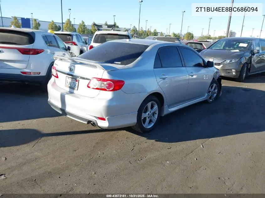 2T1BU4EE8BC686094 2011 Toyota Corolla S