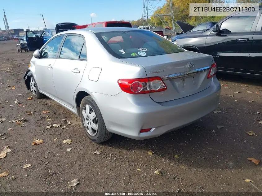 2T1BU4EE2BC711300 2011 Toyota Corolla Le