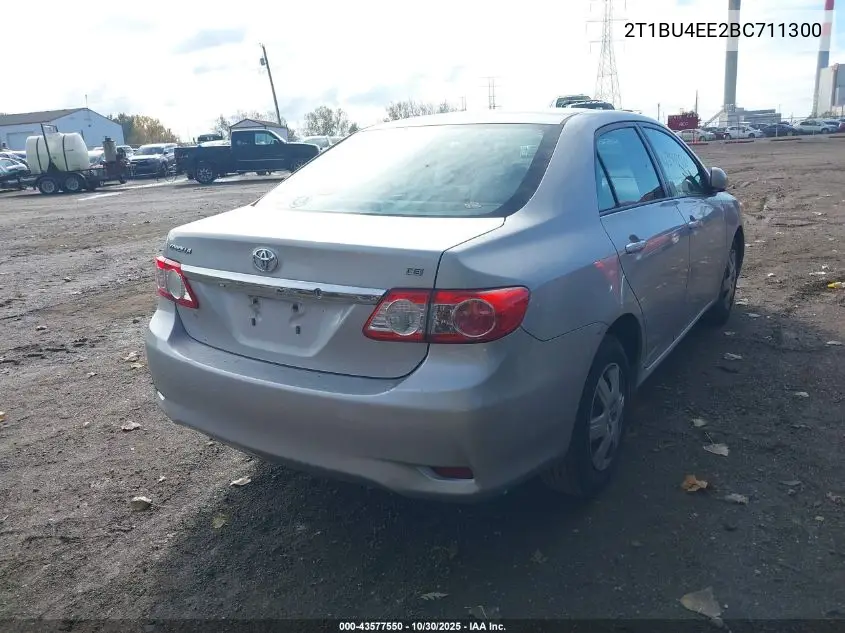 2T1BU4EE2BC711300 2011 Toyota Corolla Le