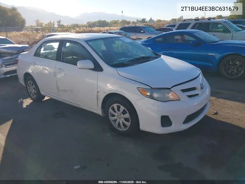 2T1BU4EE3BC631679 2011 Toyota Corolla Le