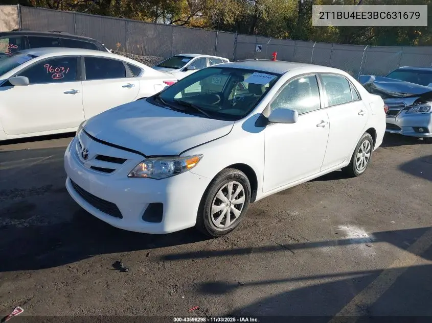2T1BU4EE3BC631679 2011 Toyota Corolla Le
