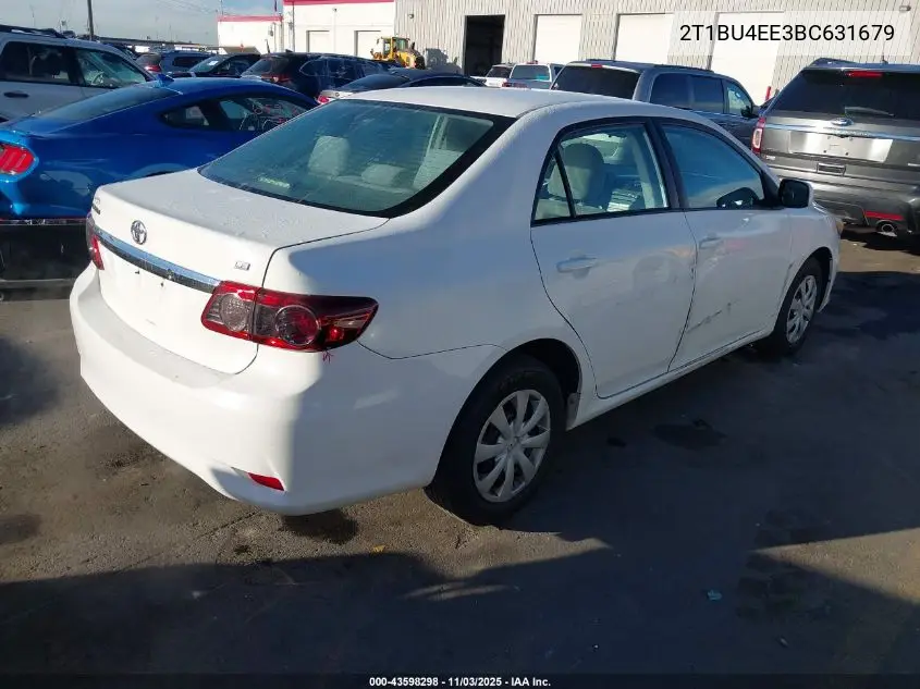 2T1BU4EE3BC631679 2011 Toyota Corolla Le
