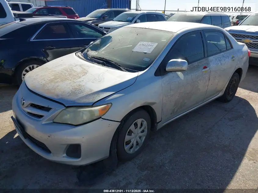 JTDBU4EE9B9160868 2011 Toyota Corolla Le
