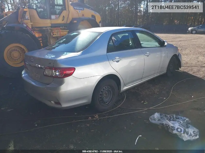 2T1BU4EE7BC539541 2011 Toyota Corolla Le