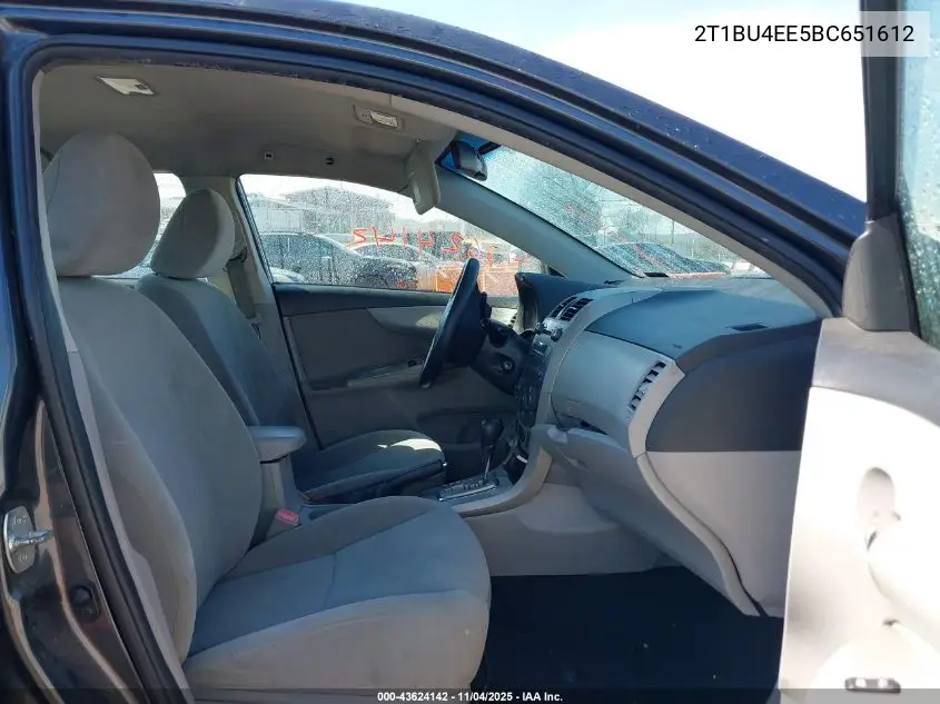 2T1BU4EE5BC651612 2011 Toyota Corolla Le