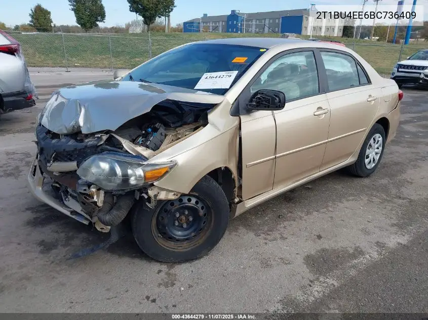 2T1BU4EE6BC736409 2011 Toyota Corolla Le
