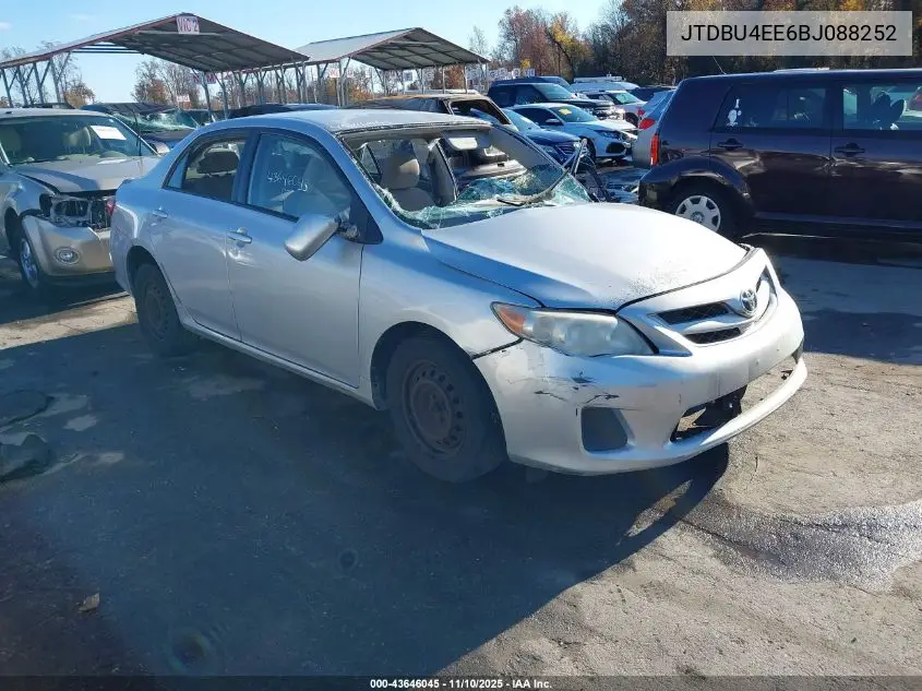 JTDBU4EE6BJ088252 2011 Toyota Corolla Le