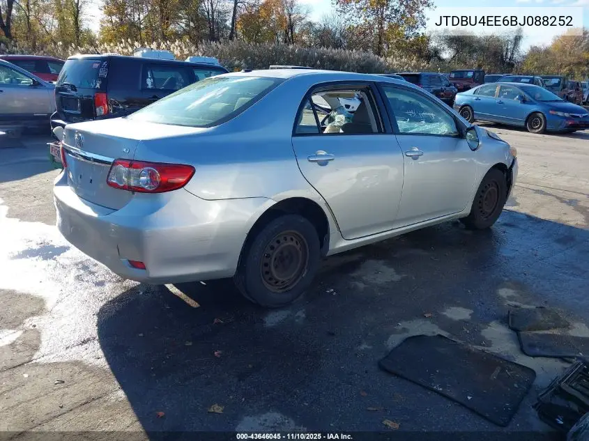 JTDBU4EE6BJ088252 2011 Toyota Corolla Le