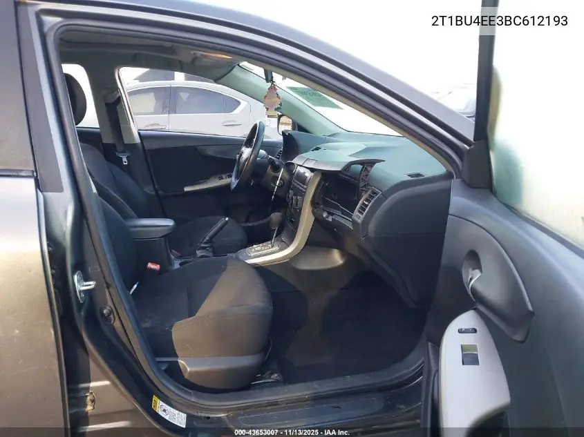 2T1BU4EE3BC612193 2011 Toyota Corolla S