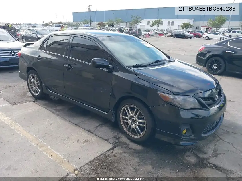 2T1BU4EE1BC640283 2011 Toyota Corolla S