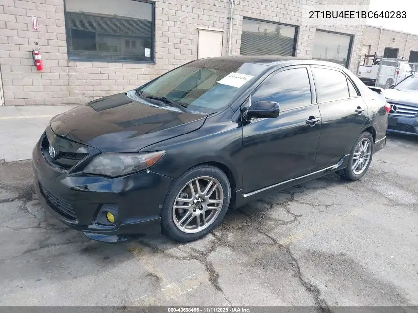 2T1BU4EE1BC640283 2011 Toyota Corolla S
