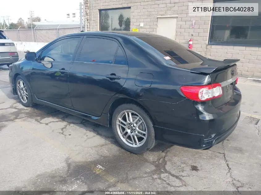 2T1BU4EE1BC640283 2011 Toyota Corolla S