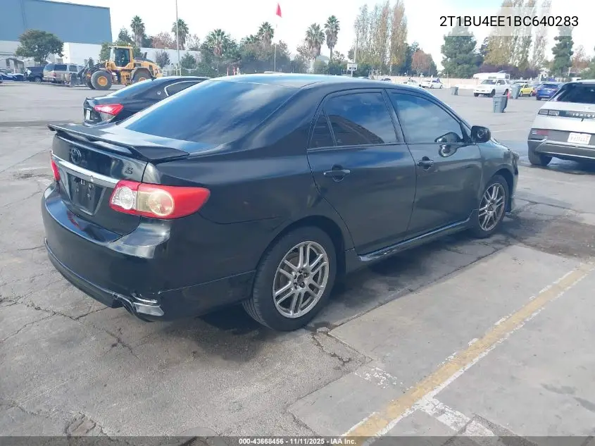 2T1BU4EE1BC640283 2011 Toyota Corolla S