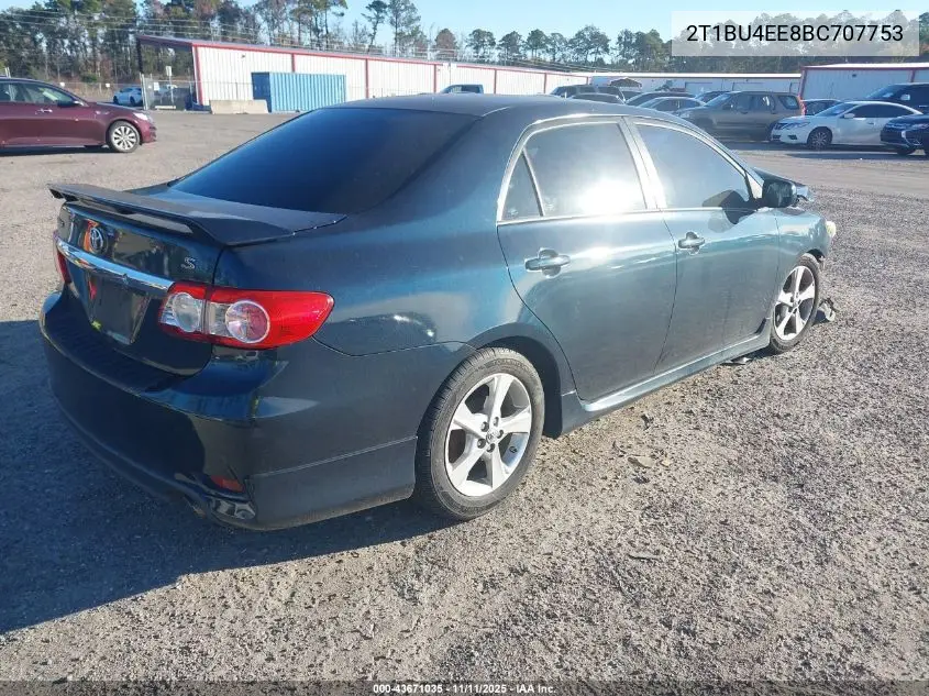 2T1BU4EE8BC707753 2011 Toyota Corolla S