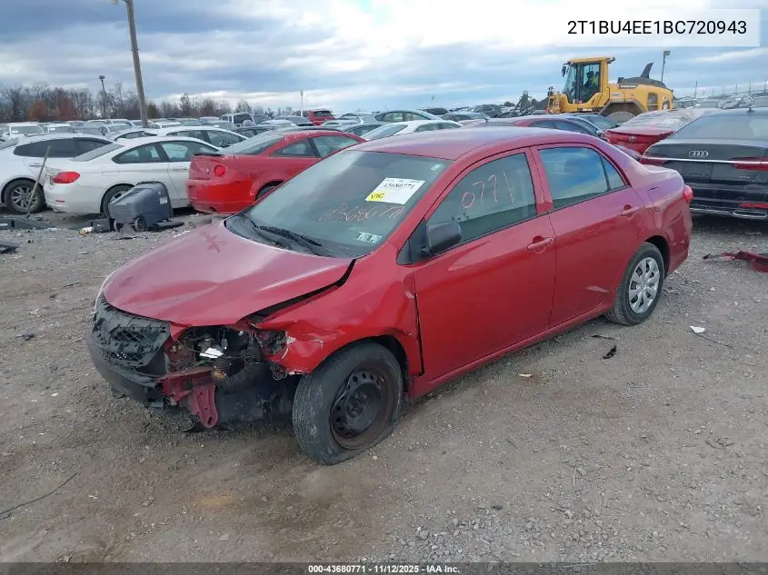 2T1BU4EE1BC720943 2011 Toyota Corolla