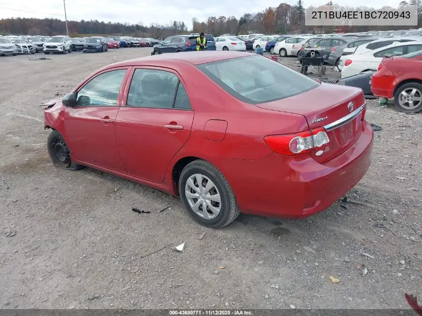 2T1BU4EE1BC720943 2011 Toyota Corolla
